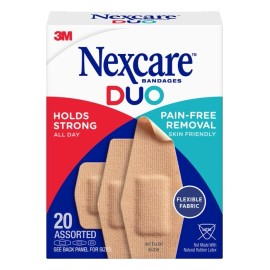 Nexcare Duo Bandages Assorted 20 EA