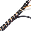 Spiral Cable Wrap - 5.5 Ft 1" Spiral Wire Wrap