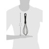 Ballarini 28001-007 Nero Whisk, Silicone, Heat Resistant, Whisk, Whipper, Dishwasher