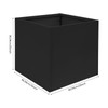 Kathring Metal Cube Planter for Outdoor Plants, 26" Square Heavy