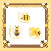 Lyreh 210pcs Mini Bees Figures, 3 Styles Miniature Resin Yellow