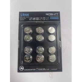 lr44 Battery，12 Pack
