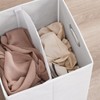 SoBuy Slim Short Laundry Cabinet with Hidden Hamper Bathroom Freestanding