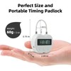 KENRONE Heart Metal Timer Lock, USB Rechargeable Timer Compact Padlock