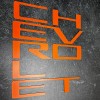 Advanced Trims TAILGATE Plastic Letters Inserts 2019-2025 Silverado ORANGE NOT