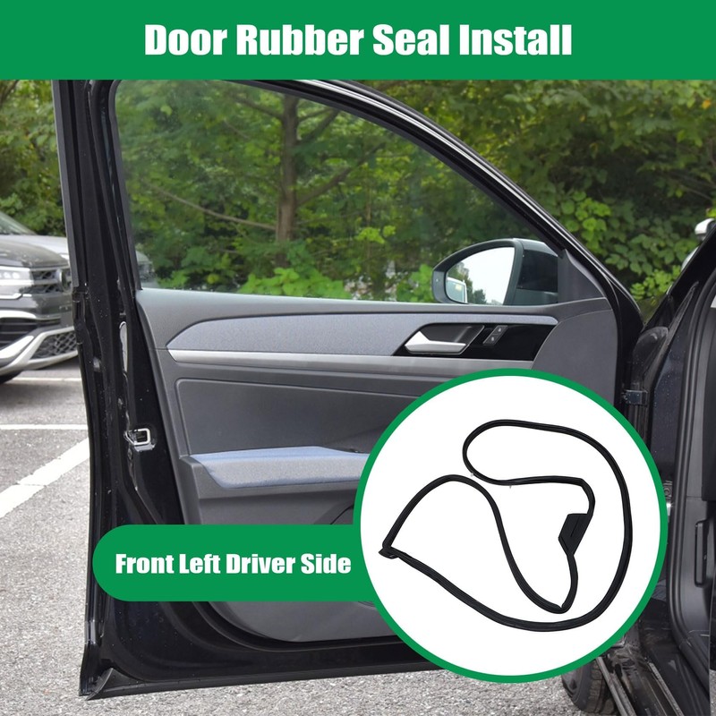 FZJDSD Door Rubber Seal Compatible with Nissan Sentra 2013-2019 Replace