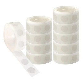 BEANPRECOY1000pcs Dot Stickers Glue Dots Transparent Sticky Dots Nano Double Sided Tape Mounting Round Poster Sticky Tape for Hanging Pictures Poster Art Photography Wedding Birthday Party Decoration
