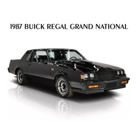 1987 Buick Regal Grand National New Metal Sign: LARGE SIZE 12X16- Free Shipping