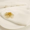 Linen Heart - 100% Modern Linen Napkin Cream White (47x45cm)