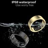 Bluetooth 5.0 Smart Health Ring IP68 Waterproof Stainless Steel Multifunctional