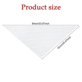 White Bandana Headband for Women, Adjustable White Hair Scarf Head Scarf Cute Boho Hairs Kerchief Vintage Triangle Lace Headband Hair Accessory