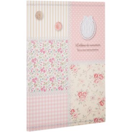 Nakabayashi 5PL-270-31-P Pocket Album, Patchwork, Pink