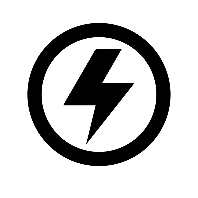 Circled Lightning Bolt Auto Car Racing Motorcycle Helmet Decal -