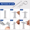 295 Piece Cotter Pin Kit, Stainless Steel 13 Sizes Spring