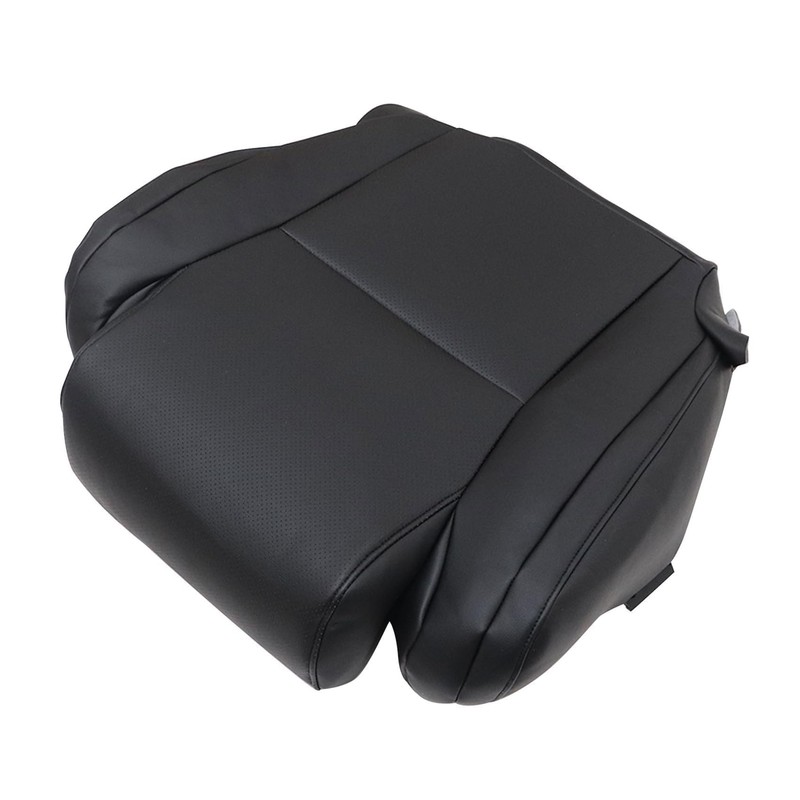Pripirlod Front Driver Bottom Replacement Leather Seat Cover Black Fit