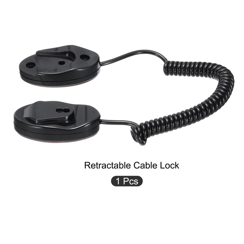 QUARKZMAN Retractable Security Cable Lock, F2 Remote Control Cable Leash,