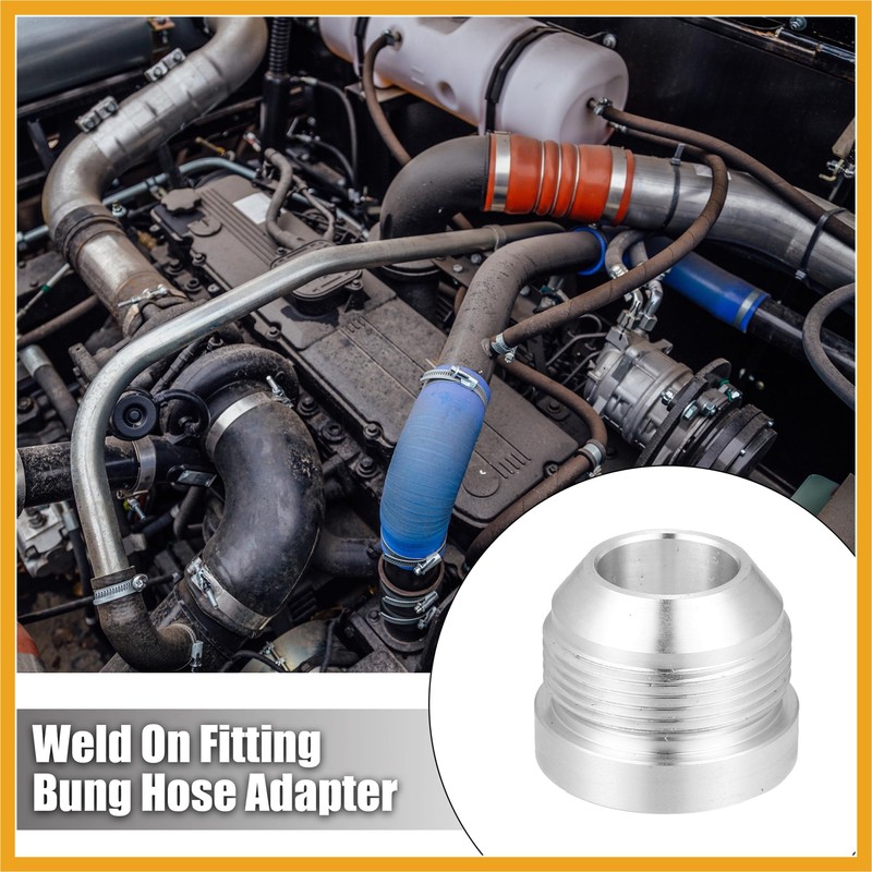 Partuto 4pcs Car 20AN Male Weld on Fitting Bung Hose