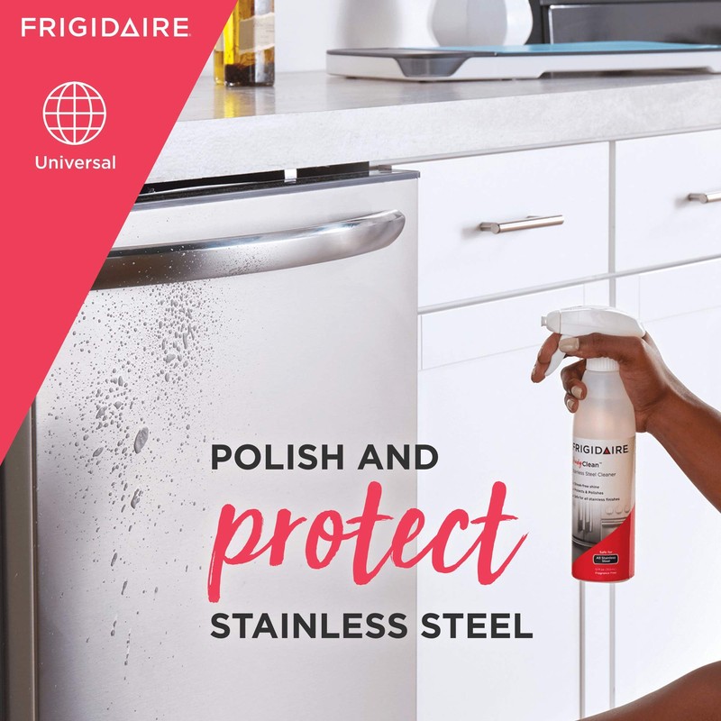 Frigidaire 10FFSSCL02 Ready Clean Stainless Steel Cleaner, 12 Ounces, 2-Pack