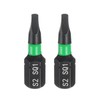 sourcing map 2pcs SQ1 Square Screwdriver Bit 1/4" Hex Shank