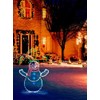 Funny Snowman Light Durable Metal Bright Light Decorative Stylish Snowman