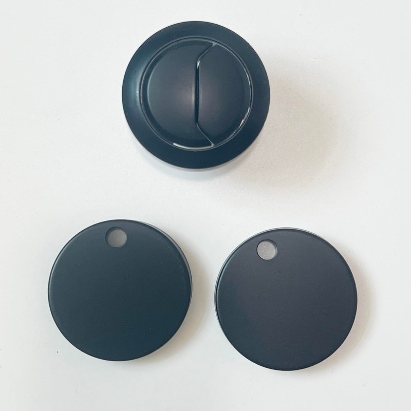 WinZo Toilet Round Dual Flush Button with Toilet Seat Bolts