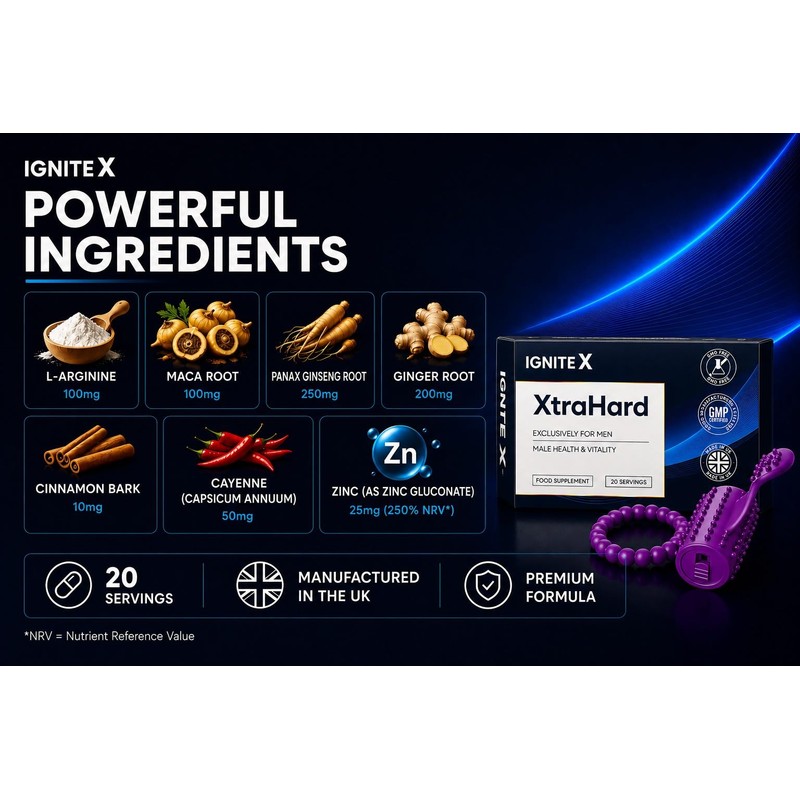 Ignite X for Men | 20 Tablets | Daily Male