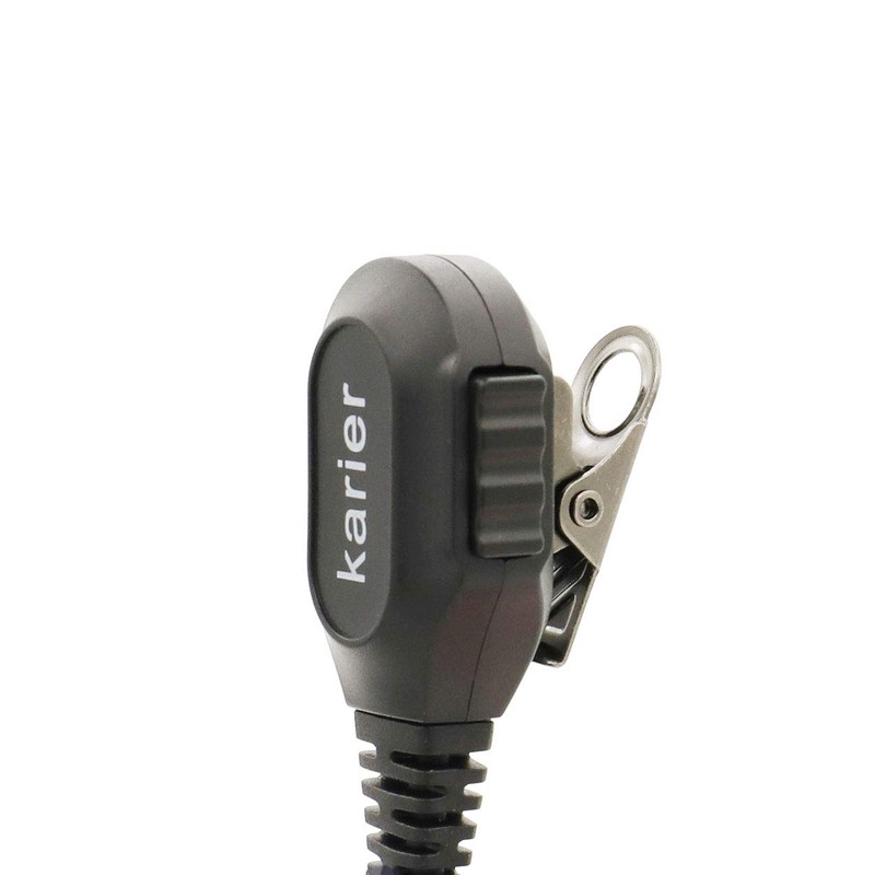Karier Walkie Talkie Headset Earpiece with PTT Mic and Soft