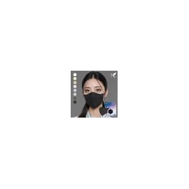 다이아핏 KF94 100매입 파우치 대형 블랙 Diafit KF94 100 Pieces Pouch Large Black