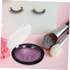5pcs Pink Plastic Glitter Clear False Eyelash Storage Cases for