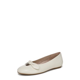 Vionic Women's Tilly Ballet Flat, Ivory Leather, 8