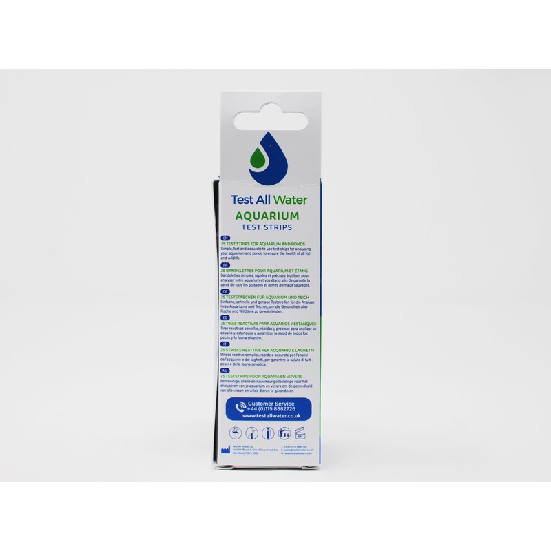 TEST ALL WATER - Aquarium Ammonia Test Strips | 6