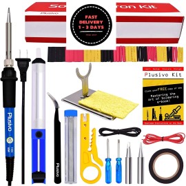 Unbranded estacion de soldadura kit set con herramientas y 5 puntas para soldar Nuevo 60W