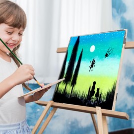 SRIZIAN 60Pcs Small Stencil Template for Craft Reusable, 3x3inch Fairy Stencils Plastic Painting Stencil Template Painting Drawing Stencils for Kids Painting on Wood Wall Home Decoration DIY Craft