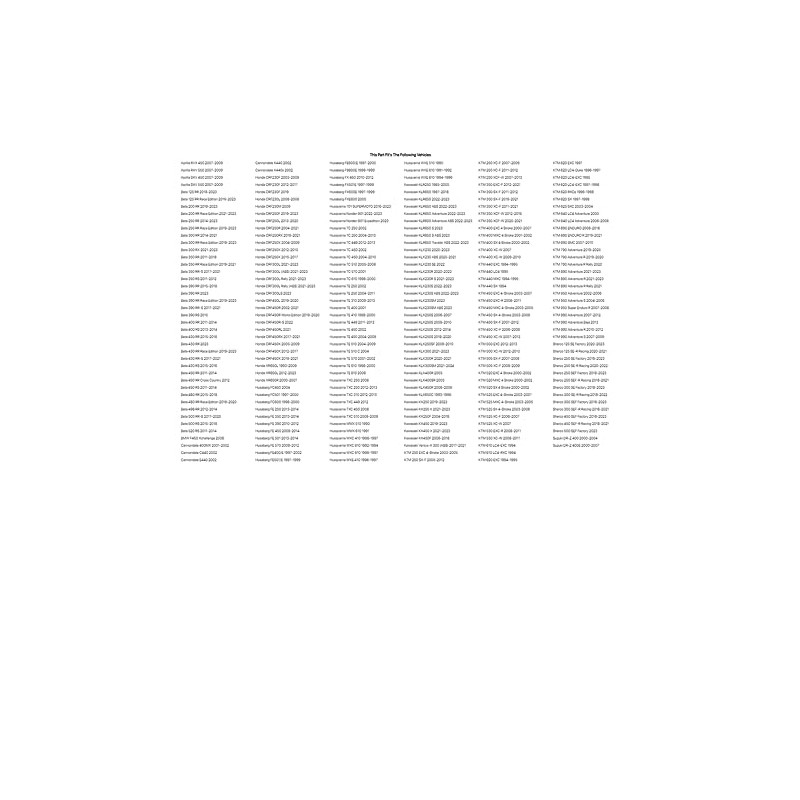 Acerbis Super Motard Front Fender KTM Orange for KTM 950