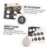 COHEALI Digital Signage Diy Pendants Set 20pcs Alloy Jewelry Making