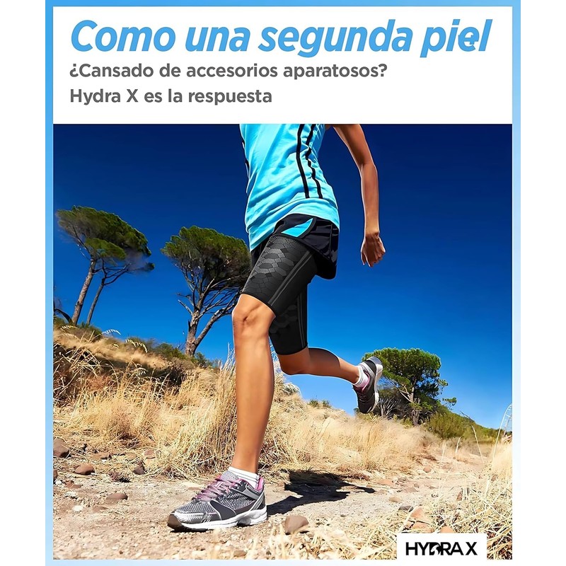 Hydra X. Par de Musleras Elásticas para Hombre o Mujer,