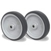 Abrollwerk Set of 2 Installation Wheel 150 mm Axle Apparatus