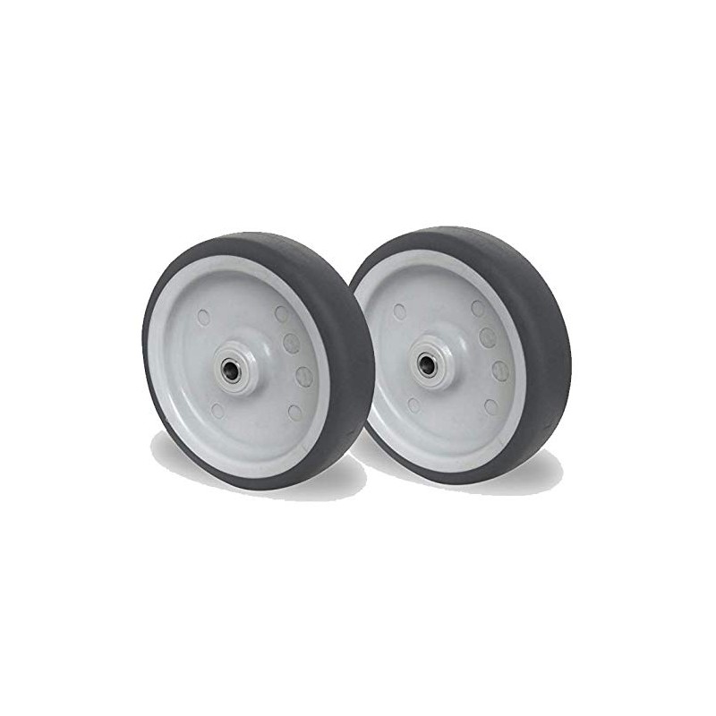 Abrollwerk Set of 2 Installation Wheel 150 mm Axle Apparatus
