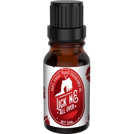 Bargz Lick Me All Over Perfume Oil, Exotic Fragrance, Lovely Raspberry And Melon Aromas With A Touch Of Vanilla - Flat Cap [10 ML]