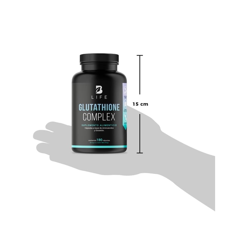 Glutatión de 180c Con Precursor de Glutatión B Life