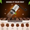 Nocturnal Cafe Manual Coffee Grinder - Conical Burr Grinder, Espresso