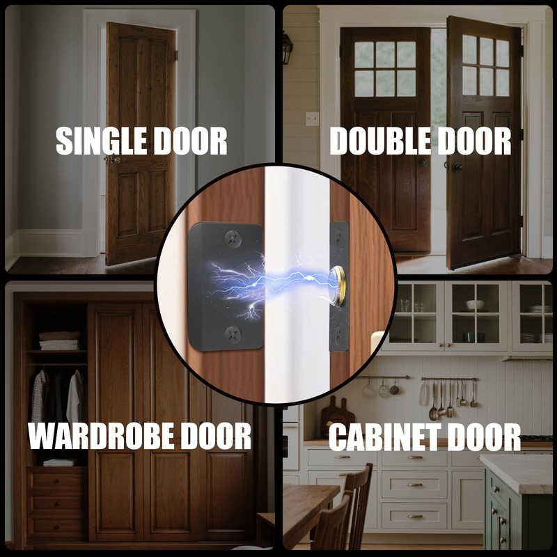 Upgraded Magnet Door Catch, Adjustable Strong Magnetic Ball Catch for