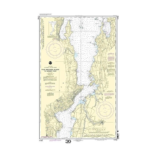 NOAA Chart 14783: Four Brothers Islands to Barber Point