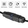 ACEIRMC 6pcs IP68 Waterproof Junction Box, Outdoor Electrical Cable Connector