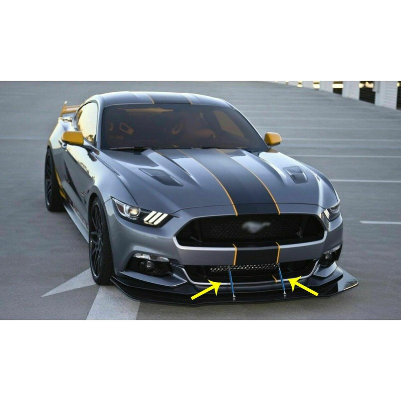 x xotic tech 2pc Adjustable 8"-11" Front Bumper Lip Splitter