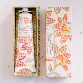 Library of Flowers Honeycomb Handcreme, 2.3 oz. – Sugared Fig, Ambrosia Honey & Royal Bee Blossom – Scented Hand Cream for Women, Moisturizing Hand Lotion for Dry Hands, Shea Butter & Cocoa Butter