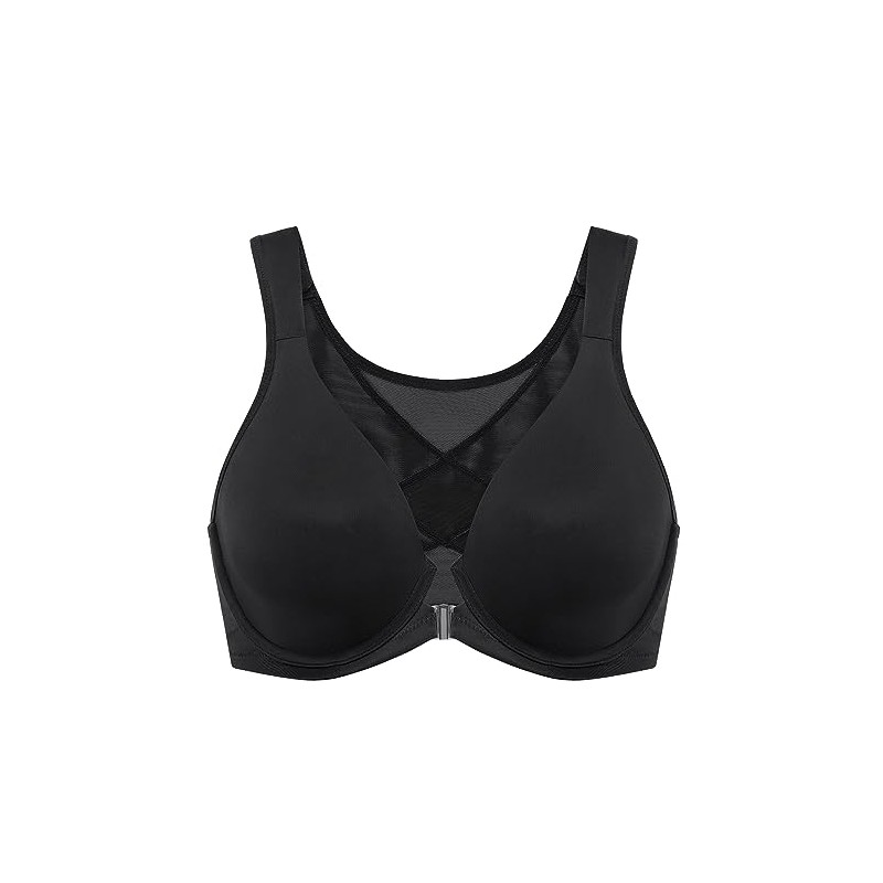 DELIMIRA Women's Posture Correction Bra with Front Closure Bra Large