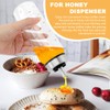 Loyanger Honey Dispenser No Drip, 10 OZ Honey Jar Maple