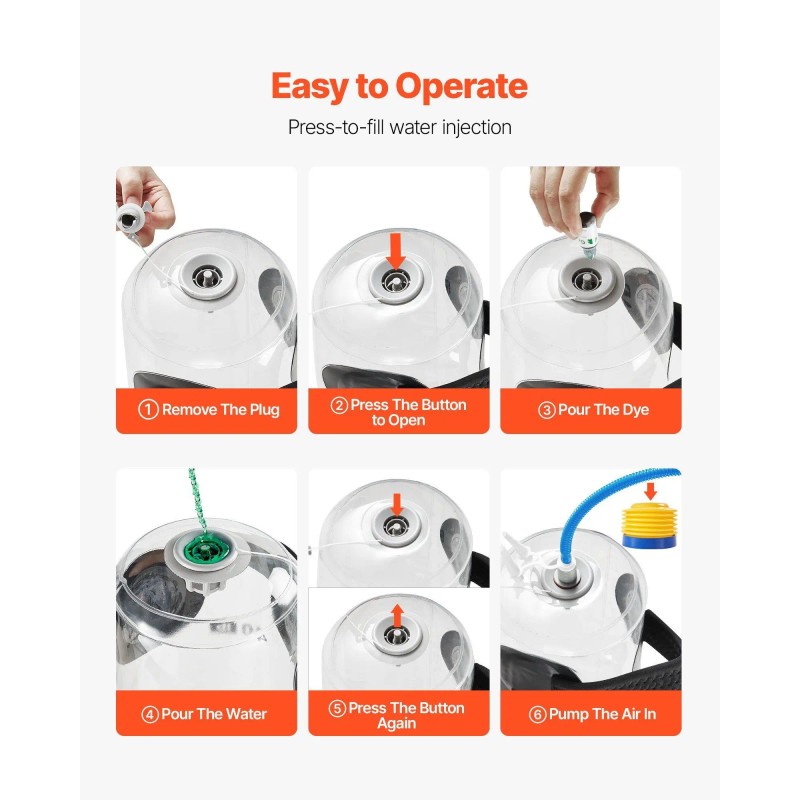 Vop Water Power Bag 50L Portable For Aqua Training Home
