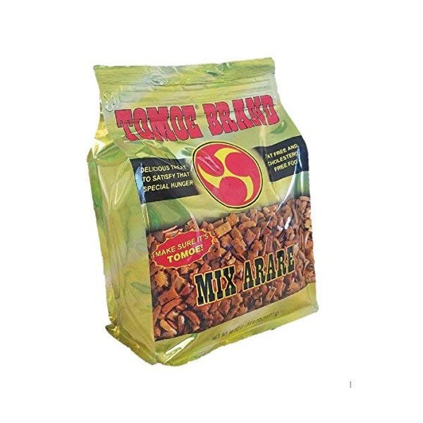 Tomoe Brand Hawaiian Mix Arare Rice Crackers (38 Ounce Bag) ( Pack of 3 )